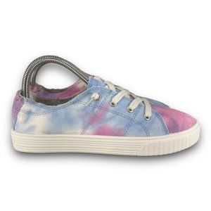 Madden Girl Marisa Tie Dye Sneakers MARI02J1 Canvas Pink Blue White Women 7